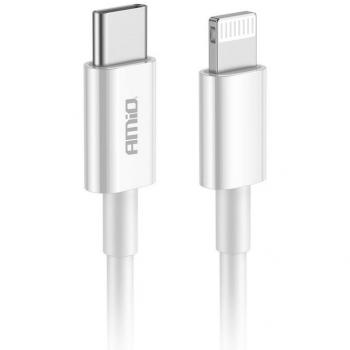 Cable USB-C a Apple Lightning 20W 100 cm AMiO 03898