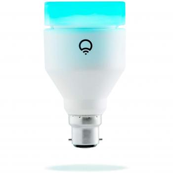 LIFX Bombilla de luz LED Inteligente Wi-Fi, Ajustable, Regulable, no Requiere concentrador, Funciona con Alexa, Apple HomeKit y Google Assistant B22, 11 W, Multicolor, Paquete de 1