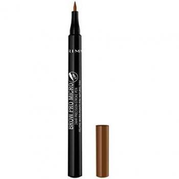 Rimmel London Brow Pro Micro Precision Pen - Type: Brow Pen; Characteristics: Micro-fine tip for precise application, long-lasting formula, smudge-proof, waterproof, available in multiple shades including 002 Honey Brown