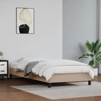 Boquilla con capucha 90x200 cm en cuero sintético marrón