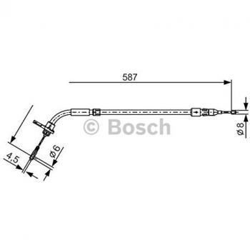 Bosch 1987477224 cable de freno