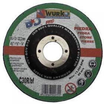 Wurko - Disco Abrasivo 230 x 3 x 22 mm Corte Piedra