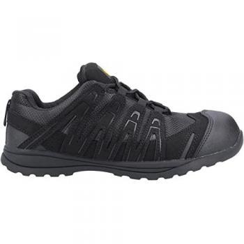 Amblers Safety FS40C Unisex Black Steel-Toe Trainers