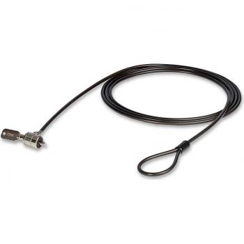 Lindy 21150 - 2m Laptop Security Cable with Key Lock (PVC & Steel) - Black