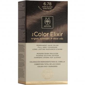 APIVITA My Color Elixir Tinte Permanente N. 6.78 Rubio Oscuro Arena Perlado