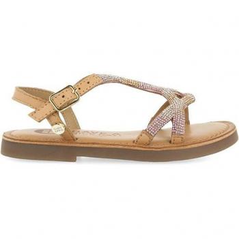 Sandalias Gioseppo de niña con cristales rosa