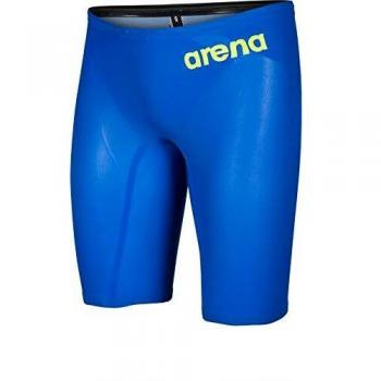 Arena Powerskin Carbon Air² Men's Competition Jammer - Electric Blue/Dark Grey/Fluo Yellow