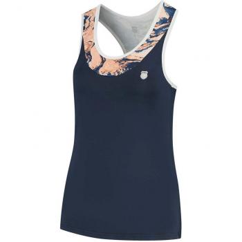 Camiseta de Tirantes K-Swiss Hypercourt 3 para Mujeres, Color Azul Oscuro, Talla XS