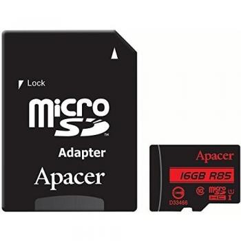 Apacer microSDHC UHS-I U1 Class10 Memoria Flash 16 GB Clase 10 - Tarjeta de Memoria
