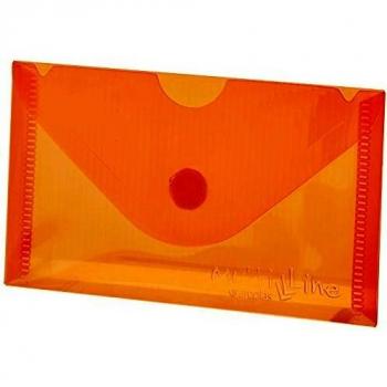 Grafoplás 04872852 － Carpeta sobre plástico tamaño tarjeta －5 unidades color naranja