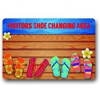 Doormat No.01 Cartoon Colorful Vistors Shoe Changing Area Welcome Home Door Mats Top Fabric&Rubber Personalized Durable