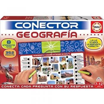 Educa - Geografía Juego Connector para Niños, Multicolor