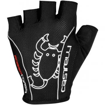 Castelli - Gloves Rosso Corsa Classic, color negro, talla XS