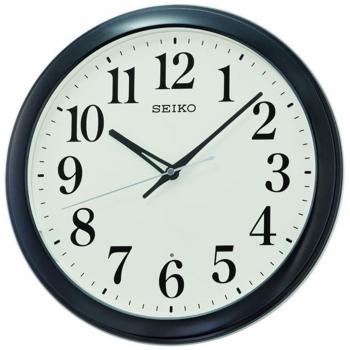 Reloj de Pared Seiko QXA-776K, Reloj de Pared Analógico, Color Negro, Material Plástico