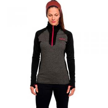 Forro Polar Trangoworld Omessa Mujer Gris/Negro Talla S