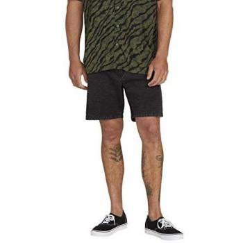 Volcom Steppen EW Short 17 Pantalón Corto, Hombre, Black, M