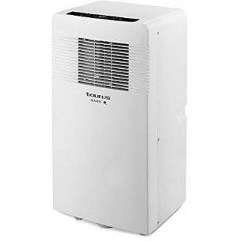 Taurus AC 3100 KT Acondicionado portátil 3 en 1, con Ruedas, 2250 FG, Aire 320 m3/h, deshumidificador 31 L/24 h, Habitaciones hasta 22 m2, Kit Ventana, Blanco, Sin Calor