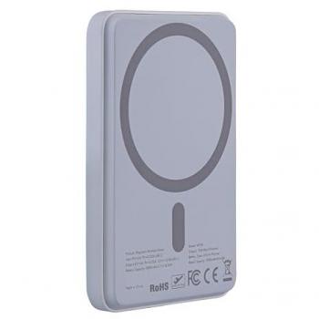 Powerbank Magsafe 5000 mAh Carga Rápida 15W Inalámbrica y 20W Cableada Azul