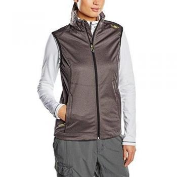 CMP Softshell Weste - Chaleco para mujer, color negro