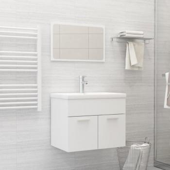 Juego de muebles de baño de madera de ingeniería blanco Día y Noche