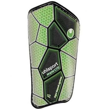 uhlsport Super Lite Protecciones, Hombre, Verde Fluor / Negro, L
