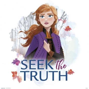 Lámina Disney Frozen Seek The Truth 30x30cm