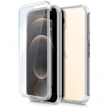 Funda Silicona 3D Transparente Frontal y Trasera para iPhone 12 Pro Max
