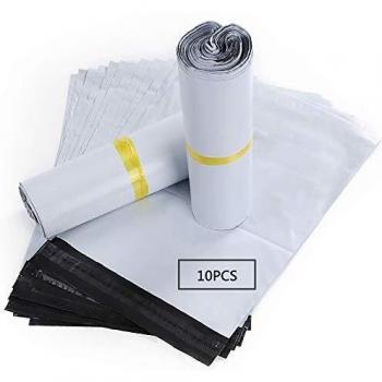 HVDHYY Bolsas para Envíos por Correo Sobres de Postales Plástico de Genérico Envío por correo Bolsas Sacos Polietileno Autoadhesivas Embalaje Sobres para Postales Blanco Bolsas Opaca 50cmX 65cm