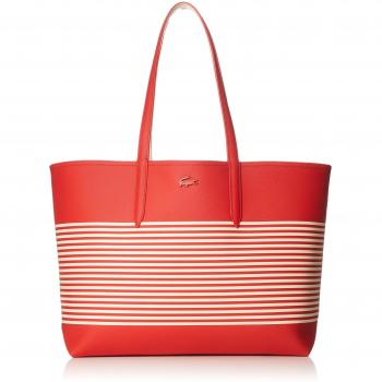 Lacoste Bolso Shopping Reversible Rojo U Rojo