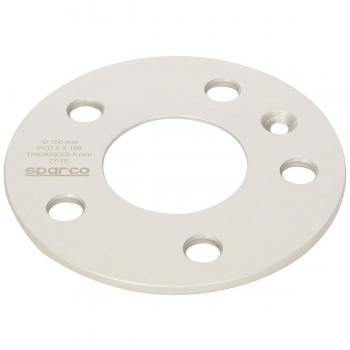 Separadores Sparco S051STB10 - Juego de 2 Separadores Específicos, 5x108, 63,3 mm, M14 x 1,50, grosor de 5 mm