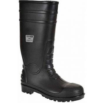 Bota Wellington de Seguridad Clásica S4 Portwest Negra 41