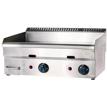 Plancha Industrial de Acero a Gas 70 cm Sobremesa - Calentamiento Rápido, Antiadherente sin PFOA, Resistente al Rayado, Potencia 6 kW