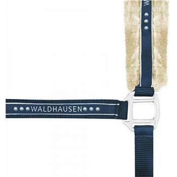 Halfter Elegante Waldhausen con Pelo para Pony en Color Azul Medianoche