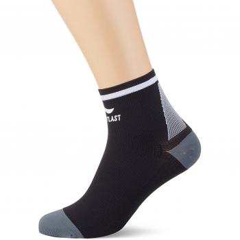Sportlast Start Calcetines Cortos de Comprensión, Negro / Blanco, S