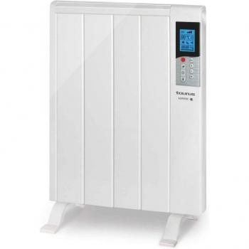 Taurus Tanger 600 - Emisor térmico con tecnología seca, programación diaria-semanal, temperatura hasta 35ºC, 2 modos de funcionamiento confort y económico, función ventana abierta, 4 elementos, 600W