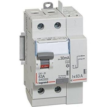 Interruptor Diferencial Automático 63A Tipo A 30mA Legrand DX³-ID Bipolar Sin Tornillos 2P