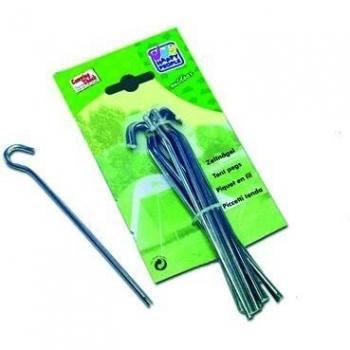 Clavos de Aluminio para Tienda 18 cm - 10 unidades, Ligero y Resistente