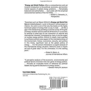 Energía y Política Mundial - Libro de Mason Willrich en Tapa Blanda