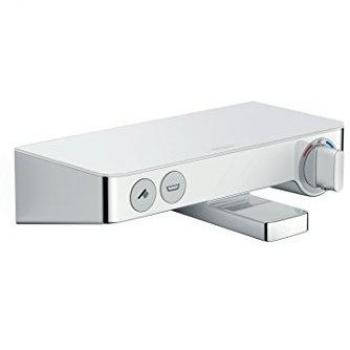 Hansgrohe 13151400 ShowerTablet Select 300 termostato de bañera, visto, blanco/cromo