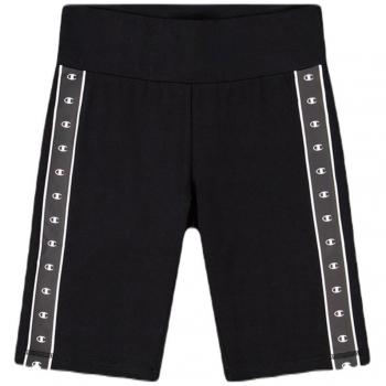 Pantalones Cortos de Running Deportivos para Mujer Champion, Color Negro, Material Algodón y Elastano, Talla XS