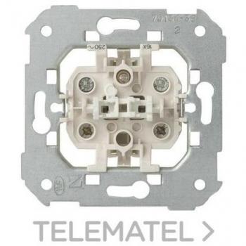 Interruptor bipolar Simon 75 embornamiento tornillo 16A 250V con piloto 75134-39