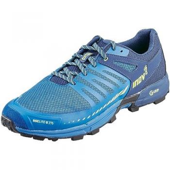 Zapatillas de Trail Running Inov-8 Roclite G 275 V2, color azul marino y lima, talla 45.5 EU