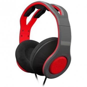 Gioteck TX30 Auriculares Gaming Estéreo Alámbricos con Micrófono, Control de Sonido, Drivers de 40 mm, Compatibles con PS4, Xbox One y Nintendo Switch (Rojo y Gris)