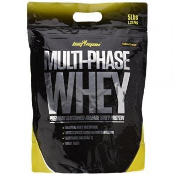 Big Man Nutrition Multi-Phase Whey Complejo de Proteínas, Chocolate - Nata - 2268 gr