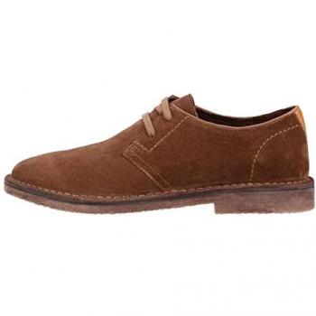 Hush Puppies Scout Men's Brown Suede Lace-Up Shoes with Memory Foam - Size UK 9