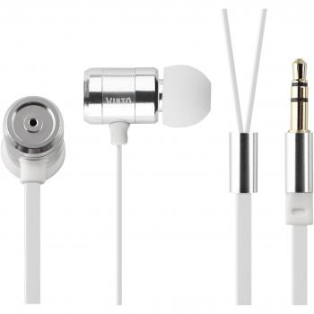 Vieta VHP-BU160WH - Auriculares de botón, color blanco