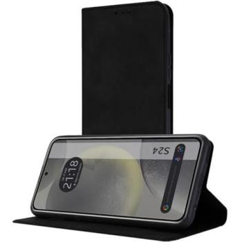 Funda Libro de Polipiel con Tarjetero para Samsung Galaxy S24 5G Color Negra