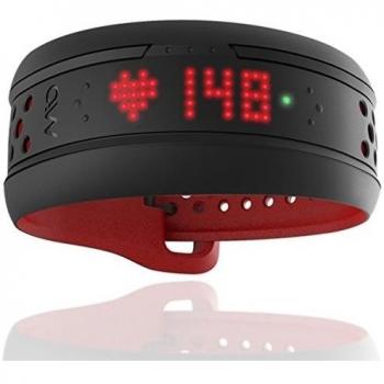 Brazalete Medisana MIO para pulsaciones y actividad del corazón, negra - roja