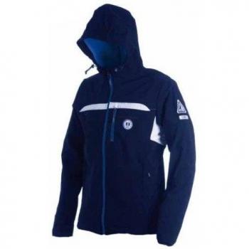 CMP - F.lli Campagnolo Softshell Jacke Feste Kapuze - Soft shell para hombre, color azul, talla S