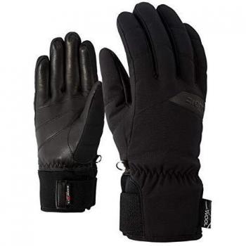 Ziener Gloves Komi Guantes De Esquí De Mujer, Mujer, Black, 7,5